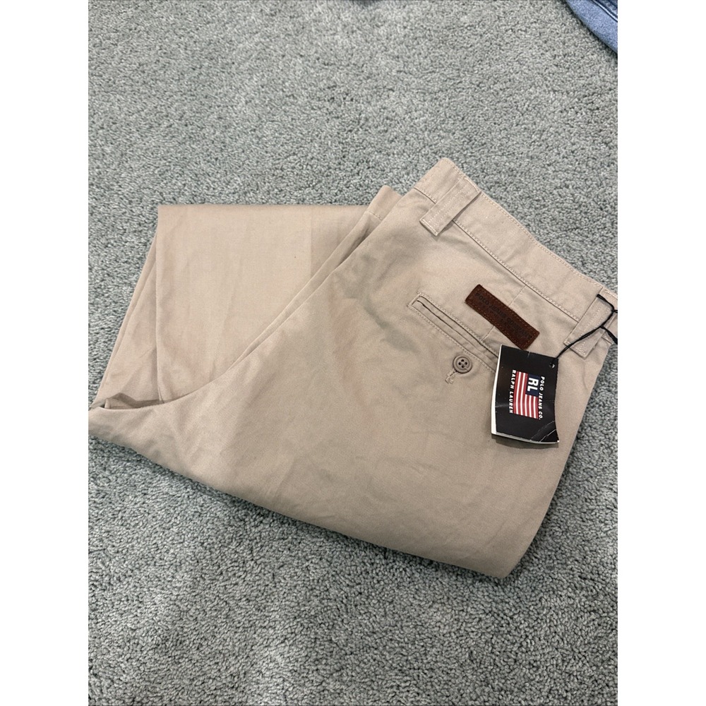 Ralph Lauren Polo Jeans Co Men's Cargo Pants Vintage Y2K Khaki. Actual 34x34